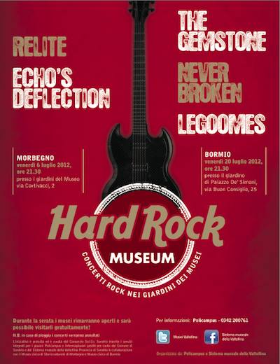 A Morbegno  tempo di Hard Rock Museum!